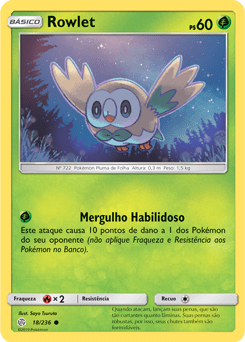 Rowlet (18/236) - Carta Avulsa Pokemon