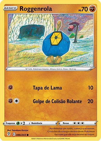 Roggenrola (86/203) - Carta Avulsa Pokemon