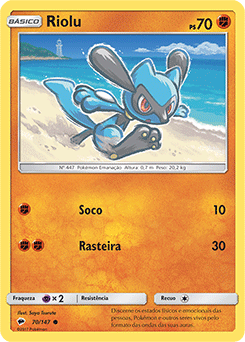 Riolu (70/147) - Carta Avulsa Pokemon