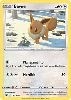 Eevee (SWSH190) FOIL - Carta Avulsa Pokemon