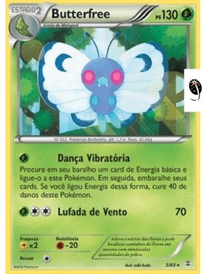 Butterfree (5/83) FOIL - Carta Avulsa Pokemon