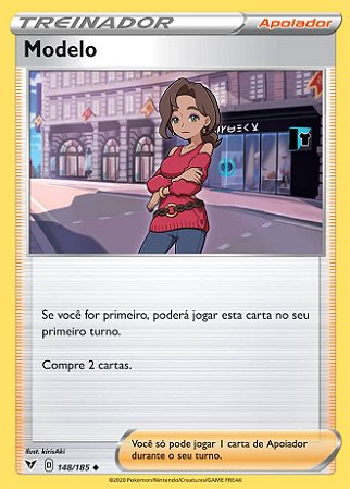 Modelo / Beauty (148/185) - Carta Avulsa Pokemon