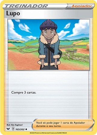 Lupo / Hop (165/202) - Carta Avulsa Pokemon
