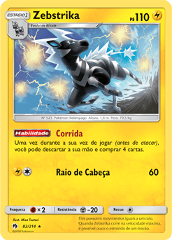 Zebstrika (82/214) - Carta Avulsa Pokemon