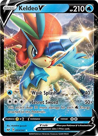 Keldeo-V (53/202) - Carta Avulsa Pokemon