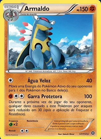 Armaldo (57/114) - Carta Avulsa Pokemon