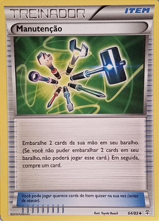 Manutenção / Maintenance (64/83) - Carta Avulsa Pokemon