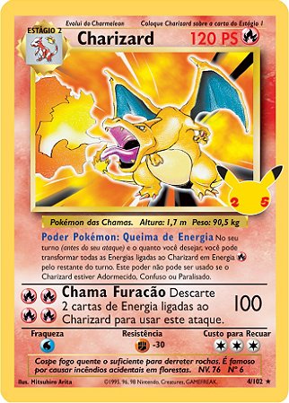 Charizard (02/25) [4/102] - Carta Avulsa Pokemon