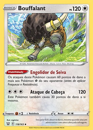 Bouffalant (118/163) - Carta Avulsa Pokemon