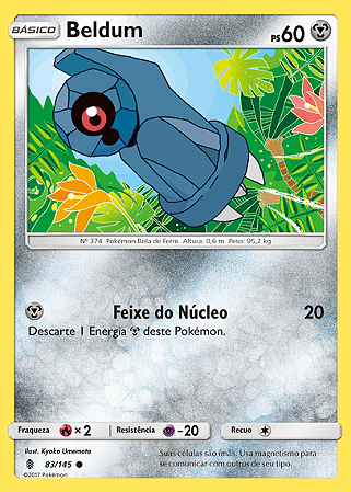 Beldum (83/145) - Carta Avulsa Pokemon