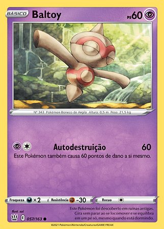Baltoy (57/163) - Carta Avulsa Pokemon