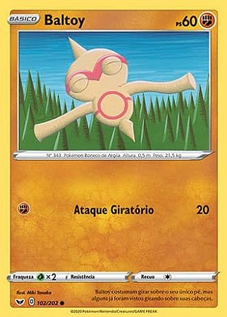 Baltoy (102/202) - Carta Avulsa Pokemon
