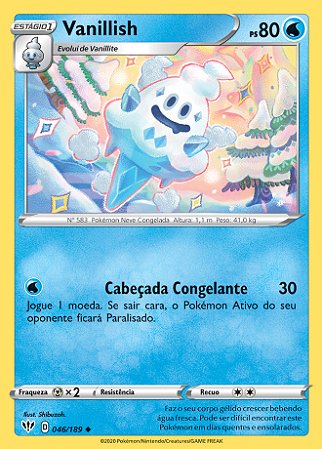Vanillish (46/189) - Carta Avulsa Pokemon