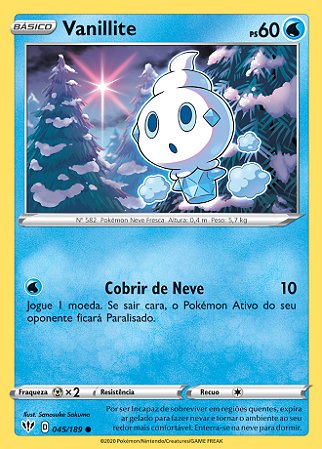 Vanillite (45/189) - Carta Avulsa Pokemon