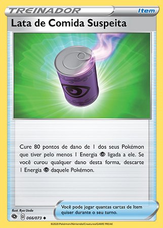 Lata de Comida Suspeita / Suspicious Food Tin (066/073) - Carta Avulsa Pokemon
