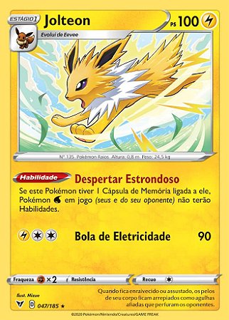 Flareon (026/185) - Carta Avulsa Pokemon - Planeta Nerd-Geek