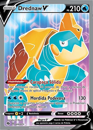 Drednaw-V (069/073) - Carta Avulsa Pokemon