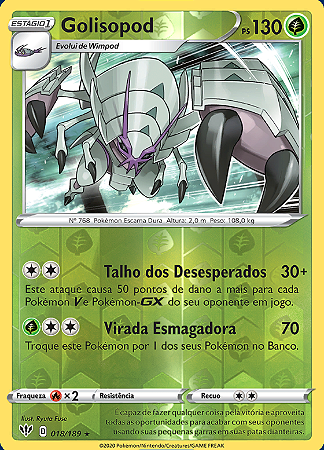 Golisopod (18/189) REV FOIL - Carta Avulsa Pokemon