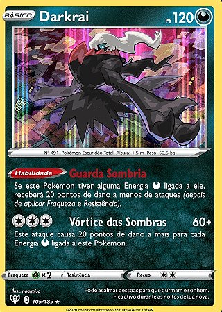 Darkrai (105/189) FOIL - Carta Avulsa Pokemon