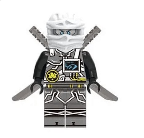 Zane Julien / Ninja de Titânio  (S7) - Minifigura de Montar Ninjago