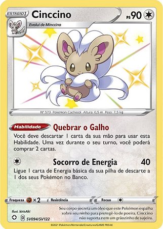 Cinccino (SV094/SV122) - Carta Avulsa Pokemon