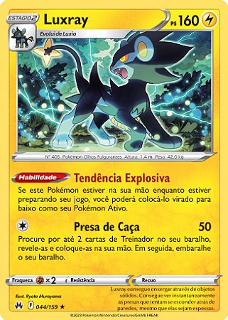 Luxray (44/159) REV FOIL - Carta Avulsa Pokemon