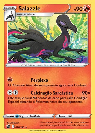 Salazzle (28/163) - Carta Avulsa Pokemon