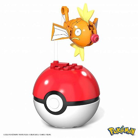 Magikarp e Pokebola - Mega Brands Pokémon (20 peças)