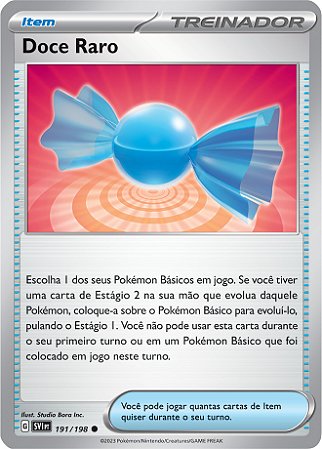 Doce Raro (191/198) - Carta Avulsa Pokemon