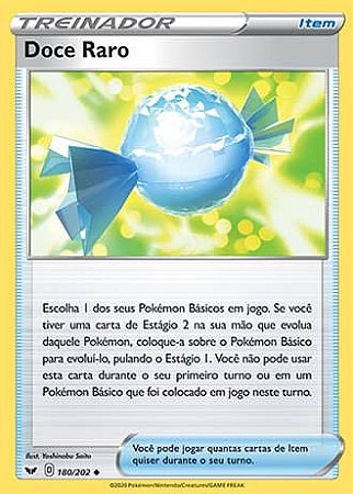 Doce Raro / Rare Candy (180/202) - Carta Avulsa Pokemon