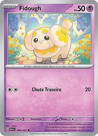 Fidough (038/091) - Carta Avulsa Pokemon