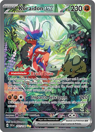 Koraidon ex (247/198) - Carta Avulsa Pokemon