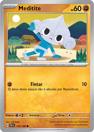 Meditite (110/198) - Carta Avulsa Pokemon