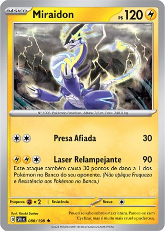 Miraidon (80/198) FOIL - Carta Avulsa Pokemon