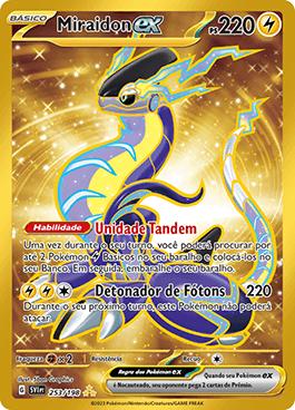 Pokemon cartas douradas oficiais