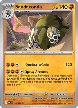 Sandaconda (120/198) - Carta Avulsa Pokemon