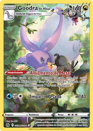 Goodra de Hisui / Hisuian Goodra (GG21/GG70) FOIL - Carta Avulsa Pokemon