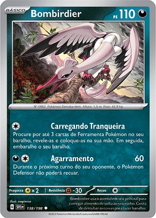 Bombirdier (138/198) REV FOIL - Carta Avulsa Pokemon