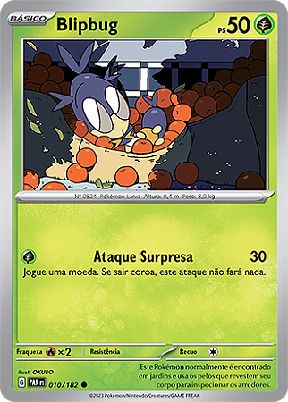Blipbug (010/182) - Carta Avulsa Pokemon