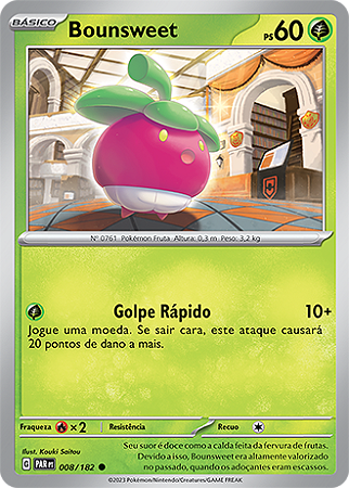 Bounsweet (008/182) - Carta Avulsa Pokemon