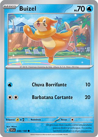 Buizel (046/198) - Carta Avulsa Pokemon