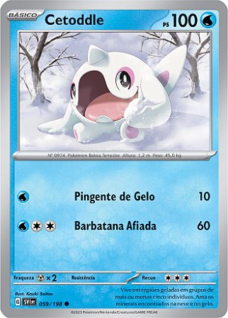 Cetoddle (059/198) - Carta Avulsa Pokemon