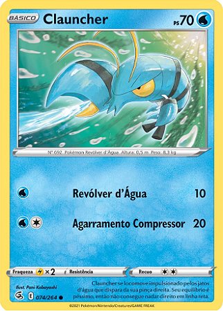 Clauncher (74/264) - Carta Avulsa Pokemon