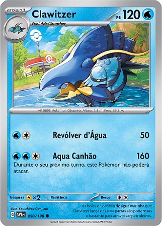 Clawitzer (050/198) REV FOIL - Carta Avulsa Pokemon