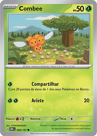 Combee (008/197) - Carta Avulsa Pokemon