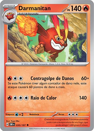 Darmanitan (035/197) - Carta Avulsa Pokemon