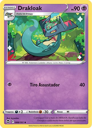Drakloak (088/195) - Carta Avulsa Pokemon