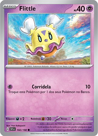 Flittle (102/198) REV FOIL  - Carta Avulsa Pokemon