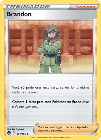 Brandon (151/195) - Carta Avulsa Pokemon
