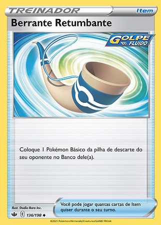 Berrante Retumbante / Echoing Horn (136/198) - Carta Avulsa Pokemon